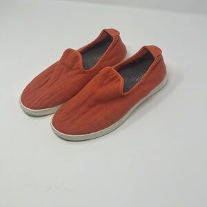ALLBIRDS Wool Slip Ons Orange Sz 5‎